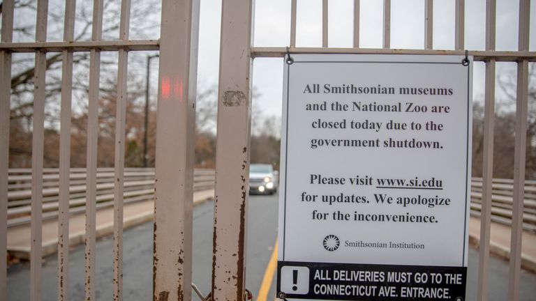 Smithsonian National Zoo is closed to the public while the government is in partial shutdown