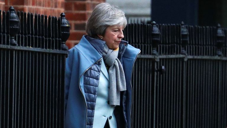 The PM will return to the Commons on Monday to outline her next steps on Brexit