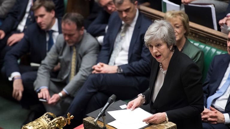 Theresa May Pic: UK Parliament/Jessica Taylor