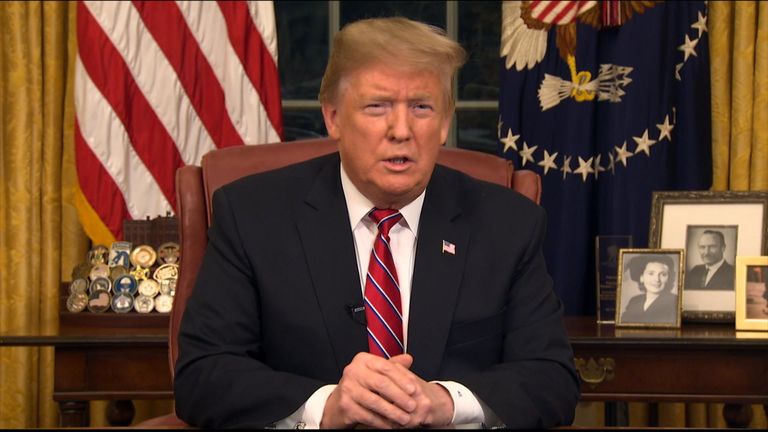 President Trump addresses the nation over immigration and the border wall
