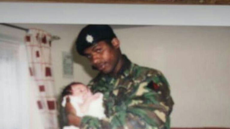 Mr Morgan arrived in the UK in 2003 and joined the army a year later