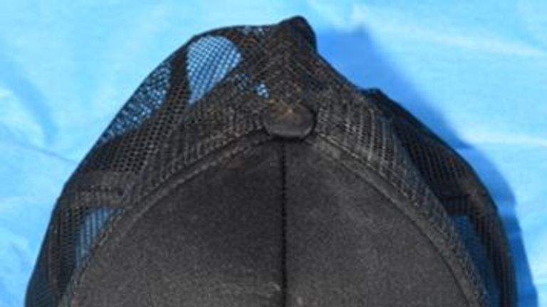 Police think this cap belonged to the perpetrator