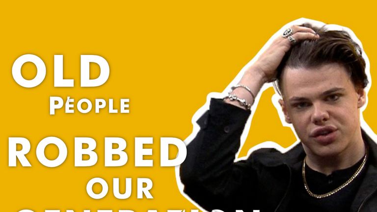 Rock musician Yungblud believes that old people ‘robbed’ his generation