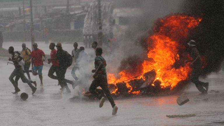 Zimbabwe's capital Hararer has seen violent protests in recent days