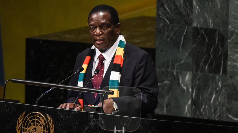 Mr Mnangagwa was an aide to Robert Mugabe