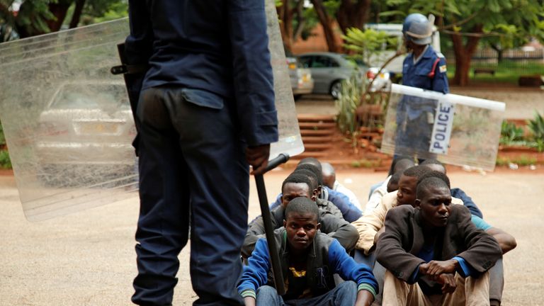 Crackdown On Zimbabwe Protesters A Taste Of Things To Come As President Cuts Short Trip Abroad 