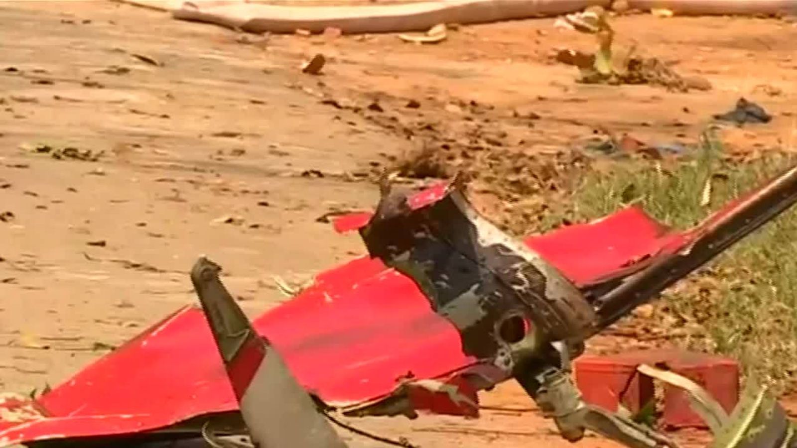 Aftermath of midair plane crash in India World News Sky News