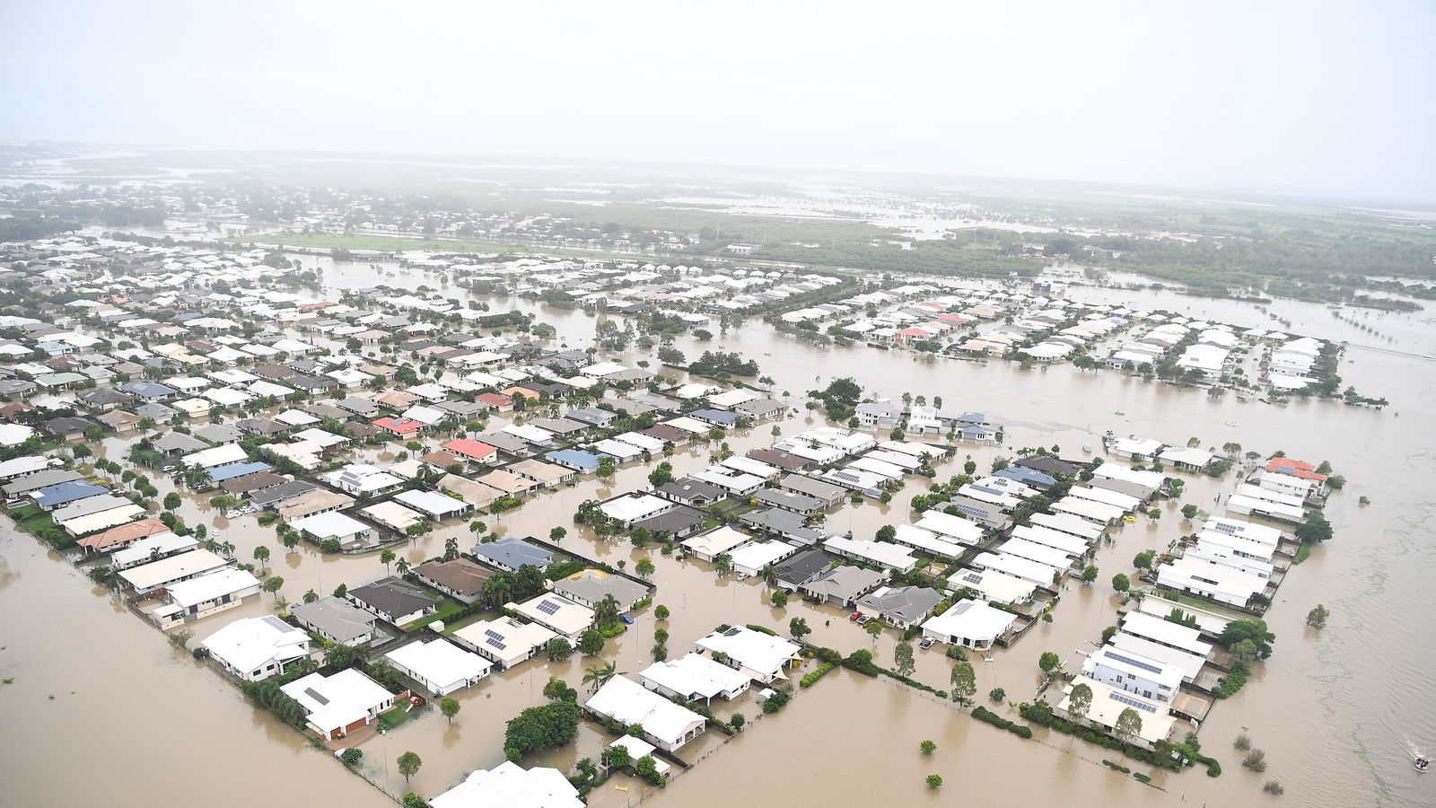 Australian town of Townsville flooded by three feet of rain in a week