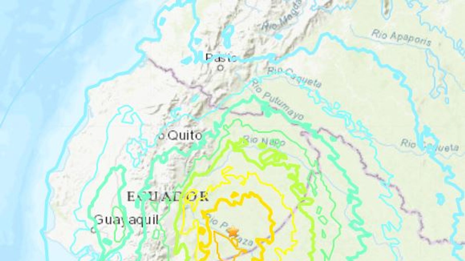 Powerful 7.5 magnitude earthquake hits PeruEcuador border region World News Sky News