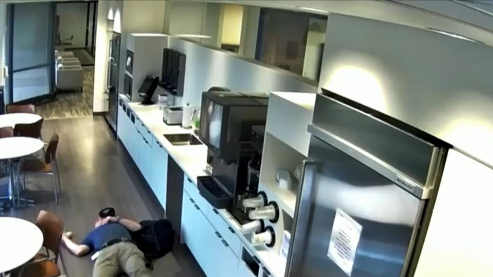 Faking Fall New Jersey man caught on camera faking fall at workplace | US News ...