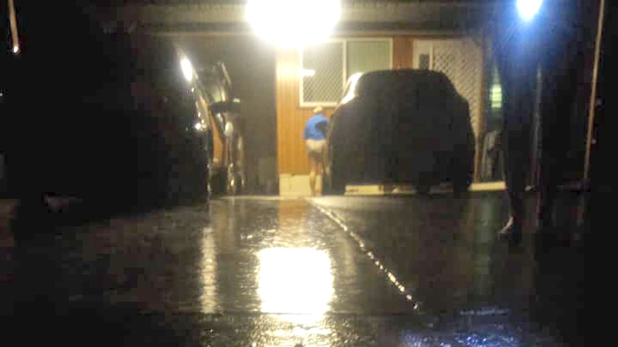 Crocodiles roam flooded streets in Australian city of Townsville after