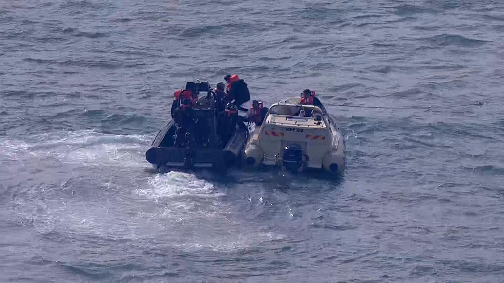 Dozens Of Migrants Rescued From Boat Off Dover Coast 