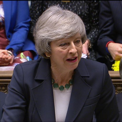 May plays down Brexit 'deal or delay' claim