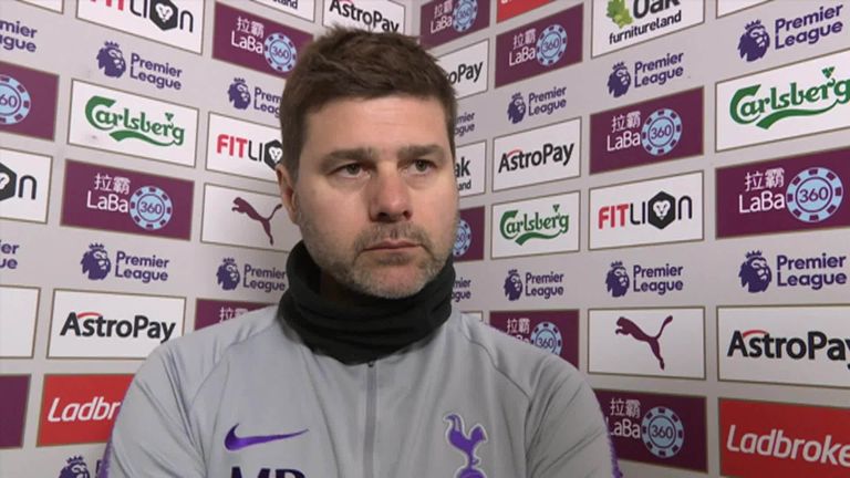 4:37
Mauricio Pochettino says the 2-1 defeat to Burnley seriously dents Tottenham's bid to win the Premier Leag