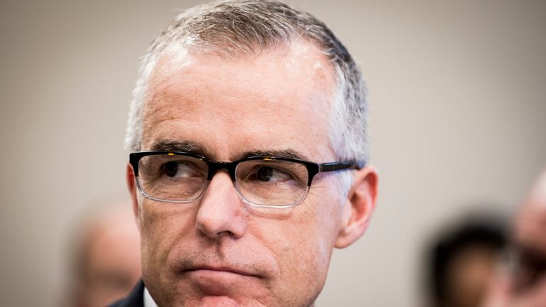 Former acting FBI Director Andrew McCabe