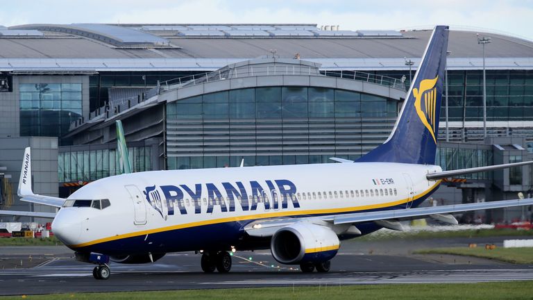 sky news dublin airport