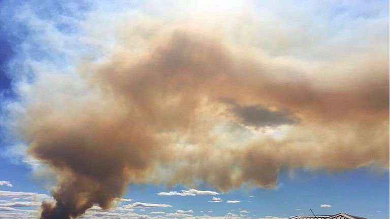 About 150 homes have been evacuated after a huge fire on New Zealand's South Island