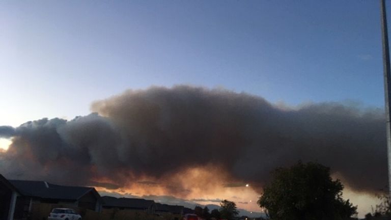 About 150 homes have been evacuated after a huge fire on New Zealand's South Island