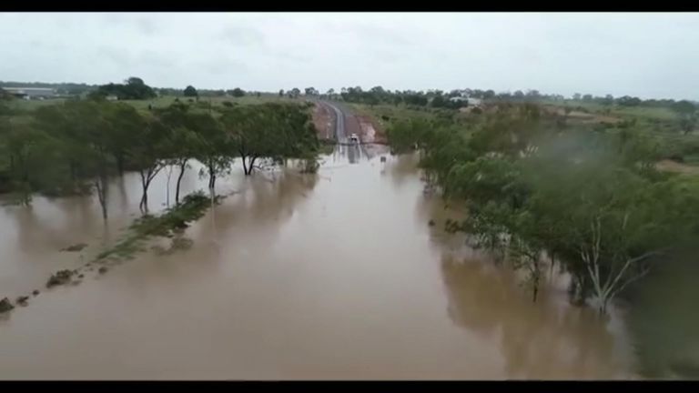 Drone Footage Captures Devastating Flooding World News Sky News 2864