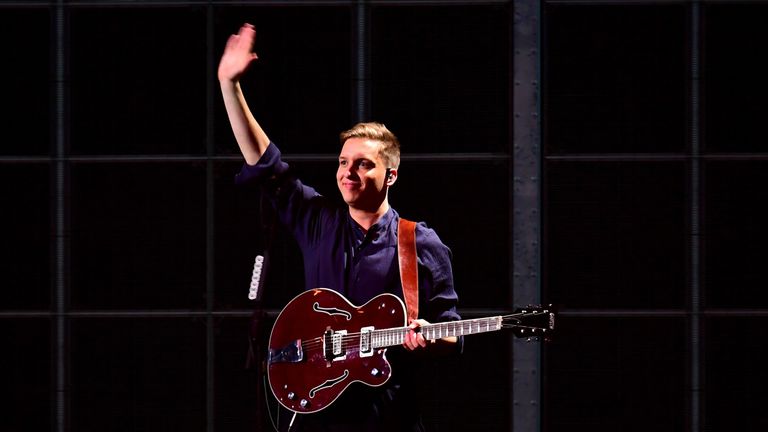 George Ezra, who also performed at the ceremony, took home the award for best male artist