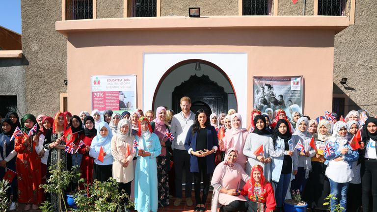 The school provides education to girls in remote mountain communities
