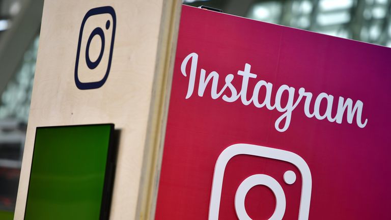 HANOVER, GERMANY - JUNE 12: The Instagram logo is displayed at the 2018 CeBIT technology trade fair on June 12, 2018 in Hanover, Germany. The 2018 CeBIT is running from June 11-15. (Photo by Alexander Koerner/Getty Images)
