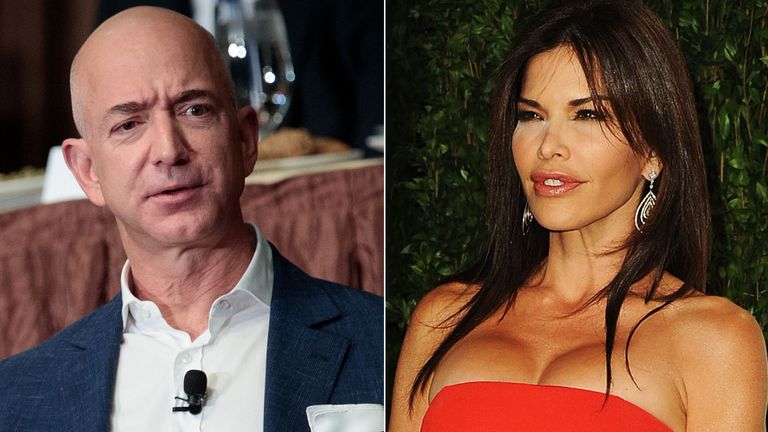 Jeff Bezos and Lauren Sanchez