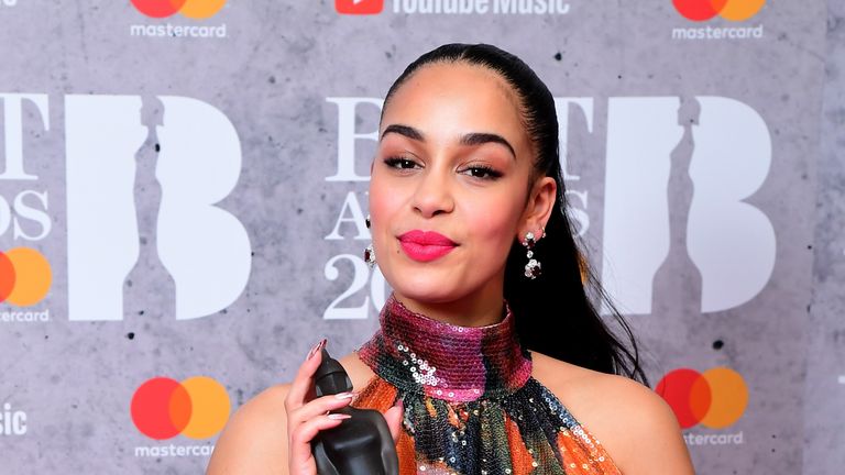 Jorja Smith won best british female solo artist