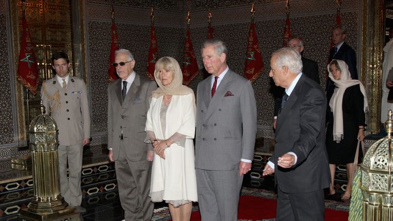 Camilla and Charles visited the Mausoleum of Mohammed V during their visit