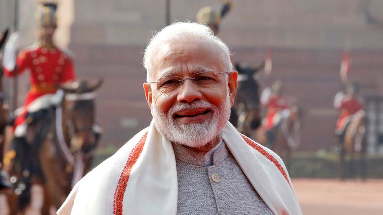 Narendra Modi is facing a battle for re-election