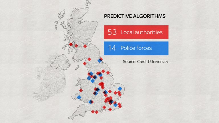 More than 50 local authorities are using predictive algorithms
