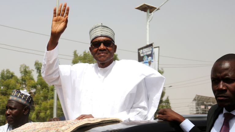 Nigeria's President Muhammadu Buhari