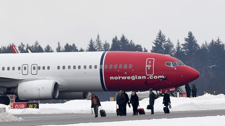 Norwegian Air flight forced to return to Sweden after bomb threat