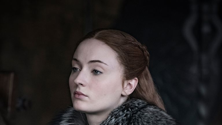 Sansa Stark was joined by her sister Arya in Winterfell in season eight
