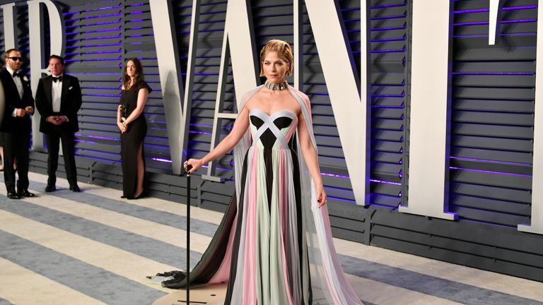 Selma Blair attends the 2019 Vanity Fair Oscar Party hosted by Radhika Jones at Wallis Annenberg Center for the Performing Arts on February 24, 2019 in Beverly Hills, California.