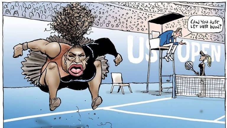 serena williams caricature - 24 hours only