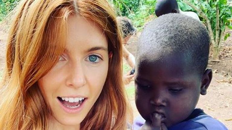 Stacey Dooley shares a picture while filming in Uganda for Comic Relief