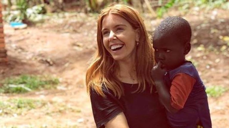 Stacey Dooley shares a picture while filming in Uganda for Comic Relief