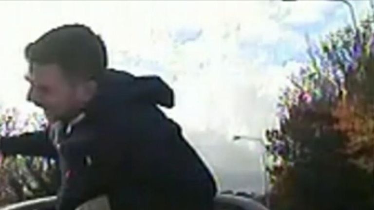 Sussex Police car rams car thief