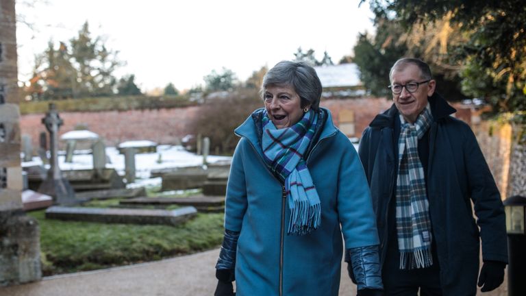 Theresa May is heading to Northern Ireland for crucial talks 