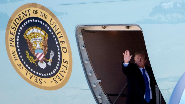 President Trump heads for Vietnam