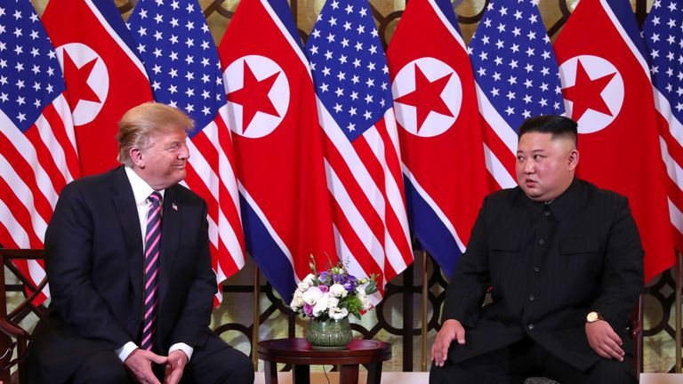trump and kim meet again