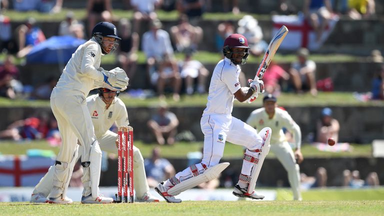 1:11
Watch the best action from the second Test between West Indies and England from Antigua