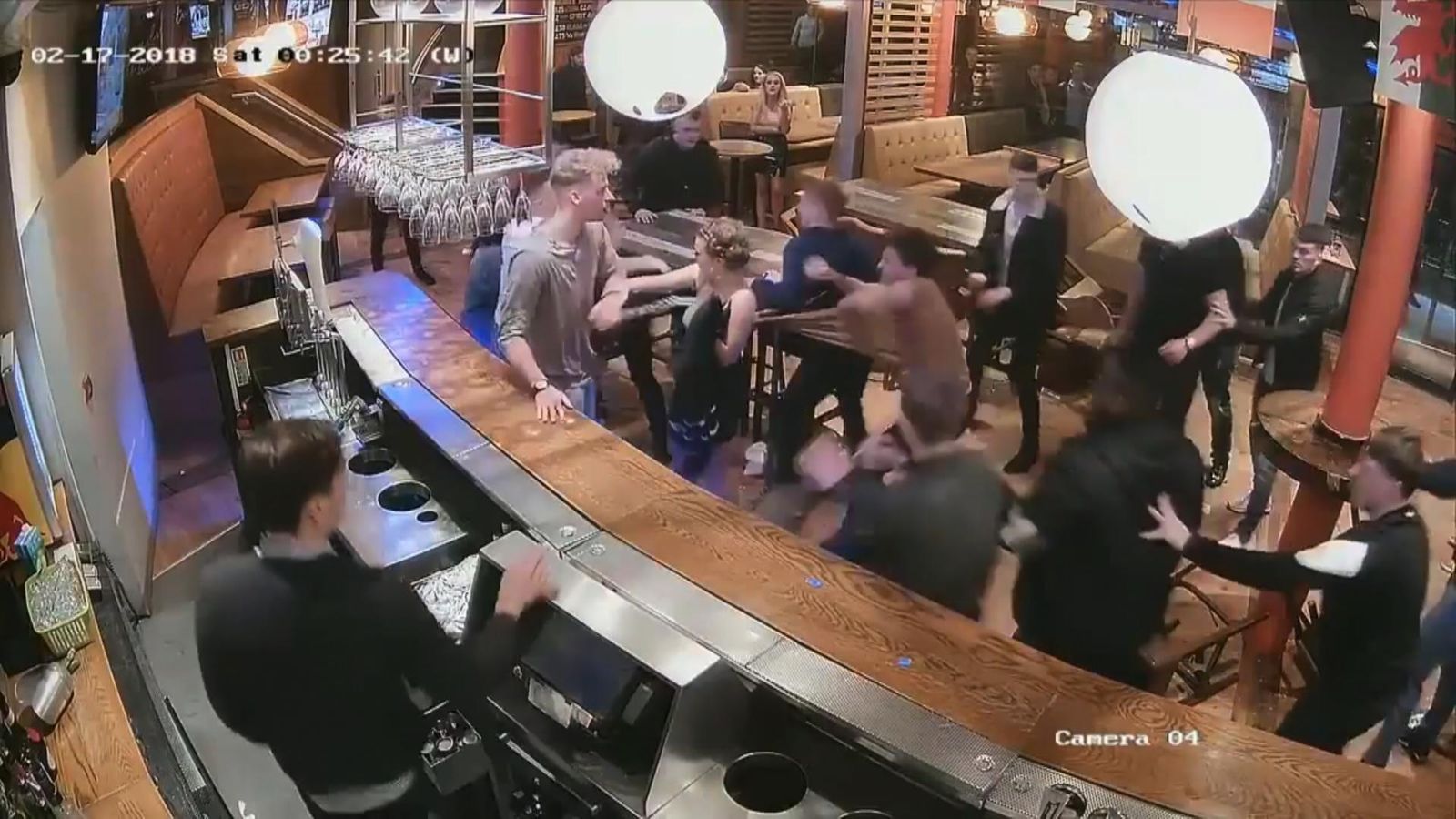 Leeds bar fight Group of 21 men plead guilty after mass brawl UK