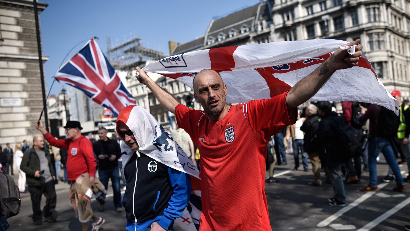 Pro-Brexit Protesters March Through London | Politics News | Sky News