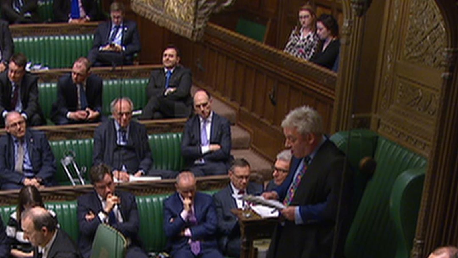 John Bercow Says Government Cannot Submit The Same Proposition For Brexit Vote Politics News 