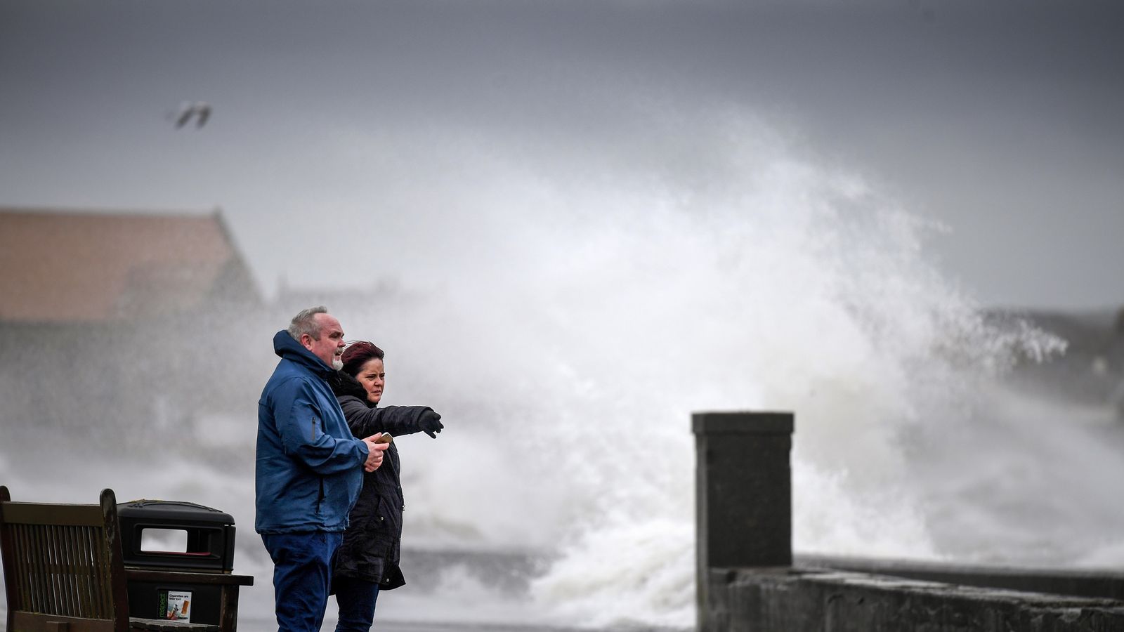 'Danger To Life' As Storm Freya To Hit UK This Weekend | UK News | Sky News