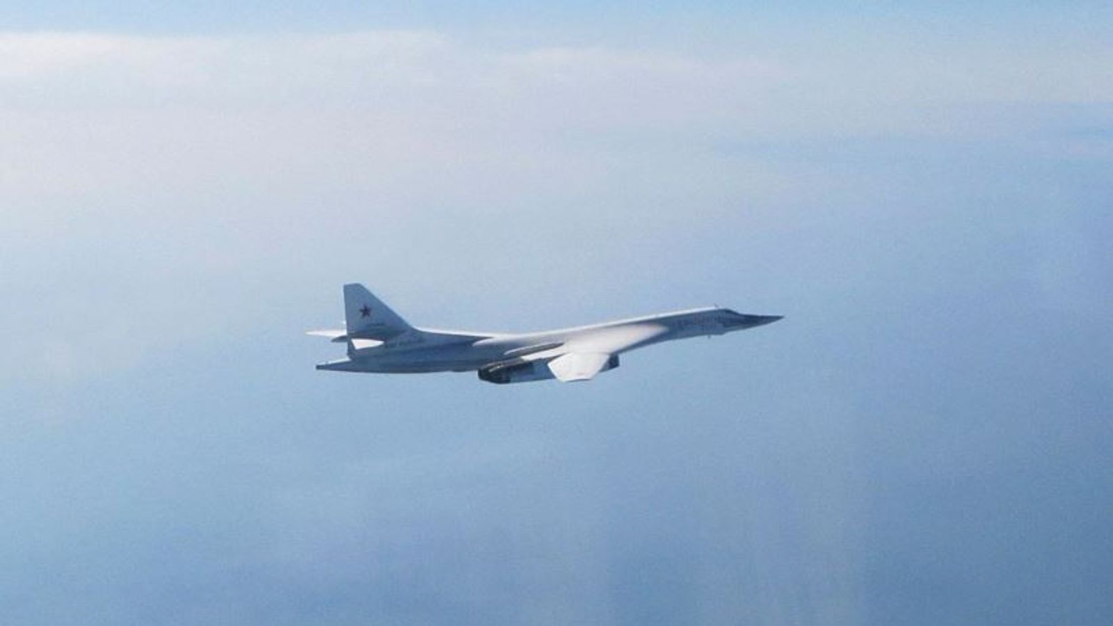 RAF Typhoons Intercept Russian Bombers Over North Sea | UK News | Sky News