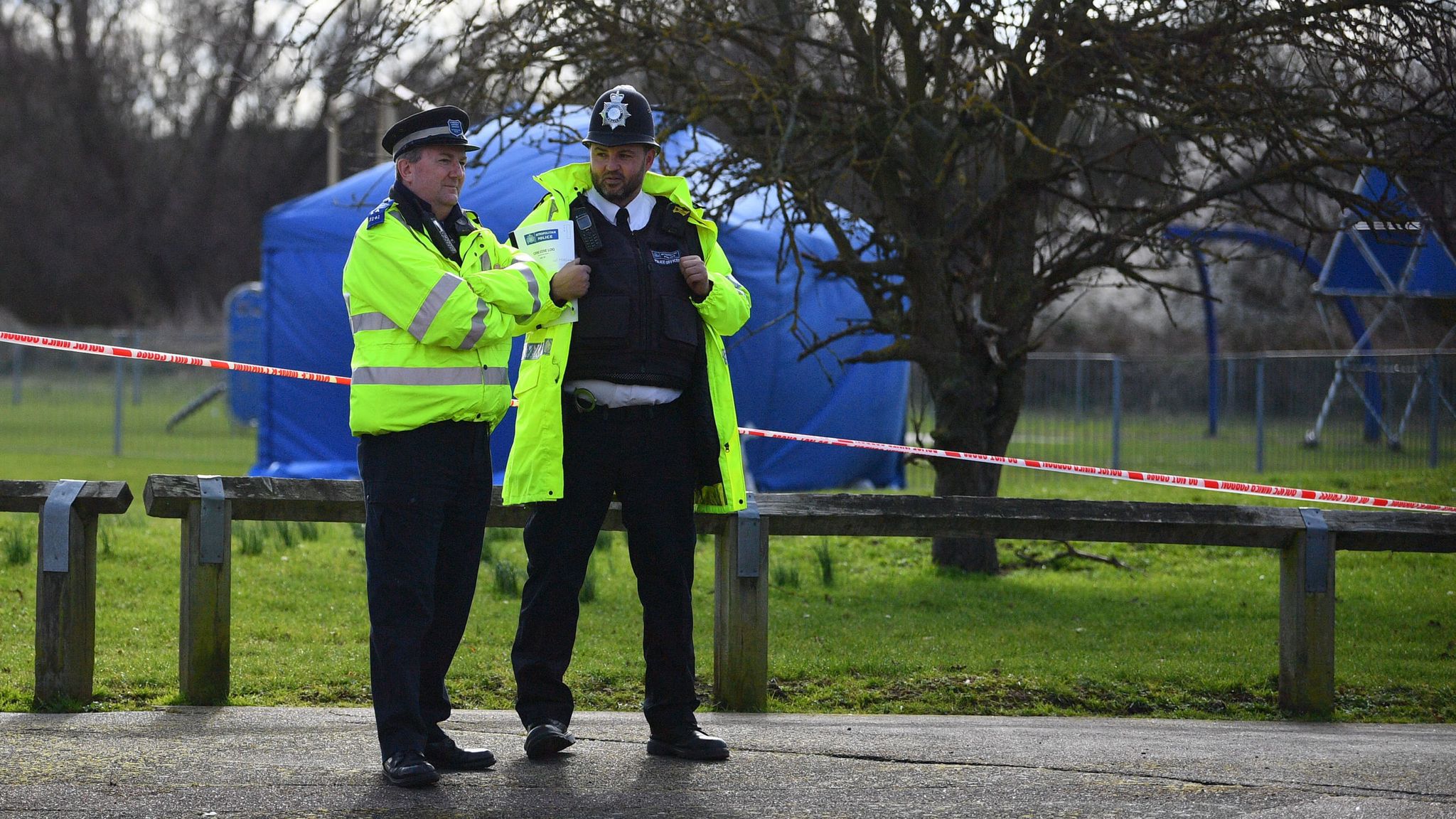 Girl, 17, stabbed to death in park in Havering, east London UK News