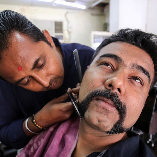 Released Indian pilot sparks 'gunslinger' moustache trend